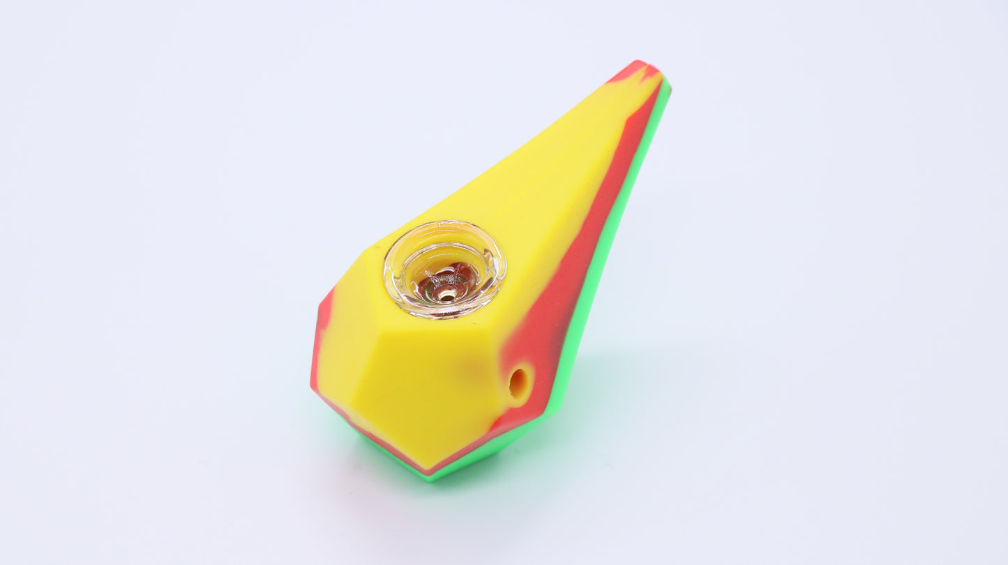 5" Fancy Silicone Pipe