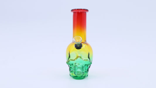 6" Skull Glass waterpipe