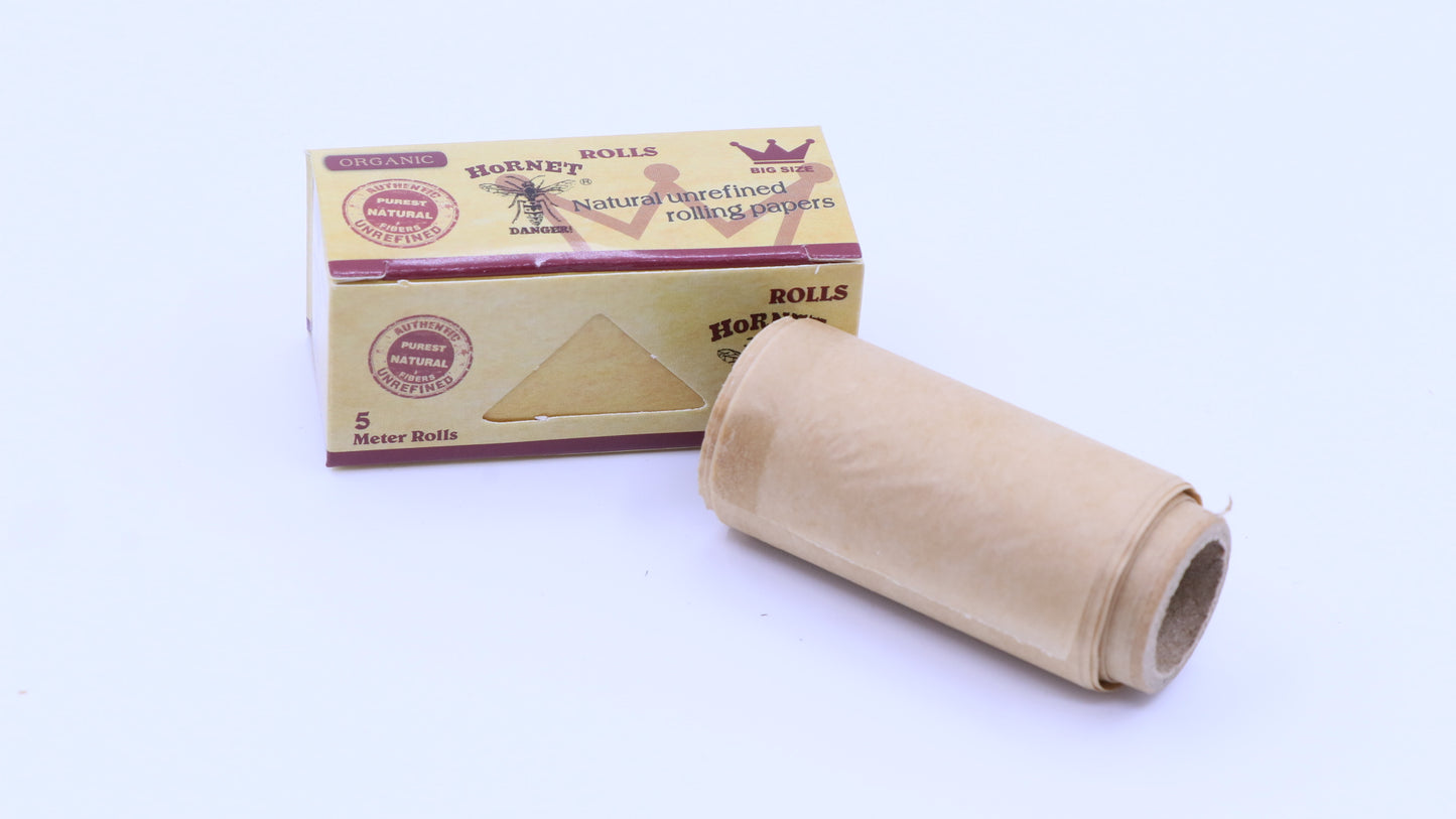 Hornet Organic Hemp Rolling Paper Roll- 5 Metre