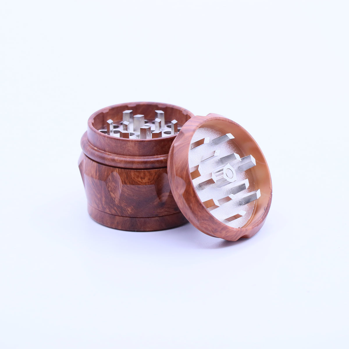 50 mm Woody 4-Part Resin Metallic Grinder - Medium