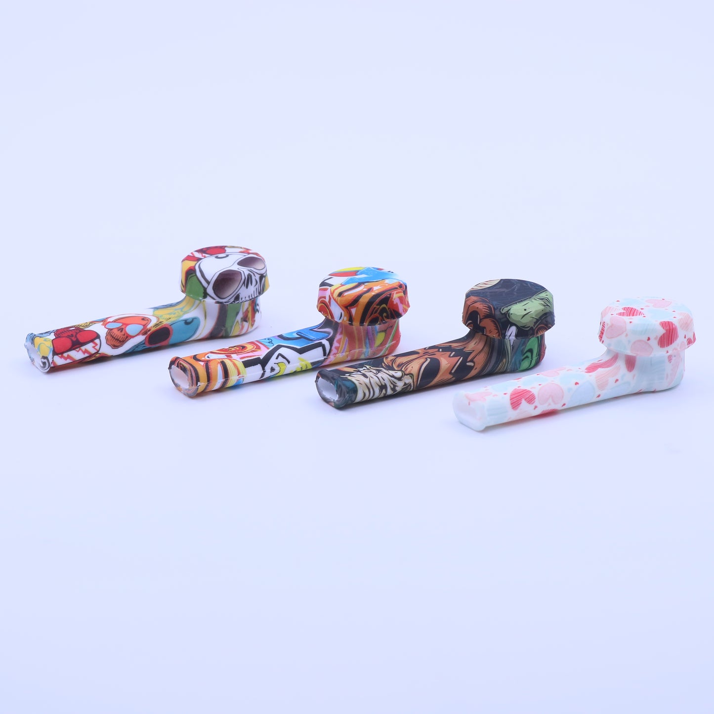 4" Fancy Round Silicone Pipe