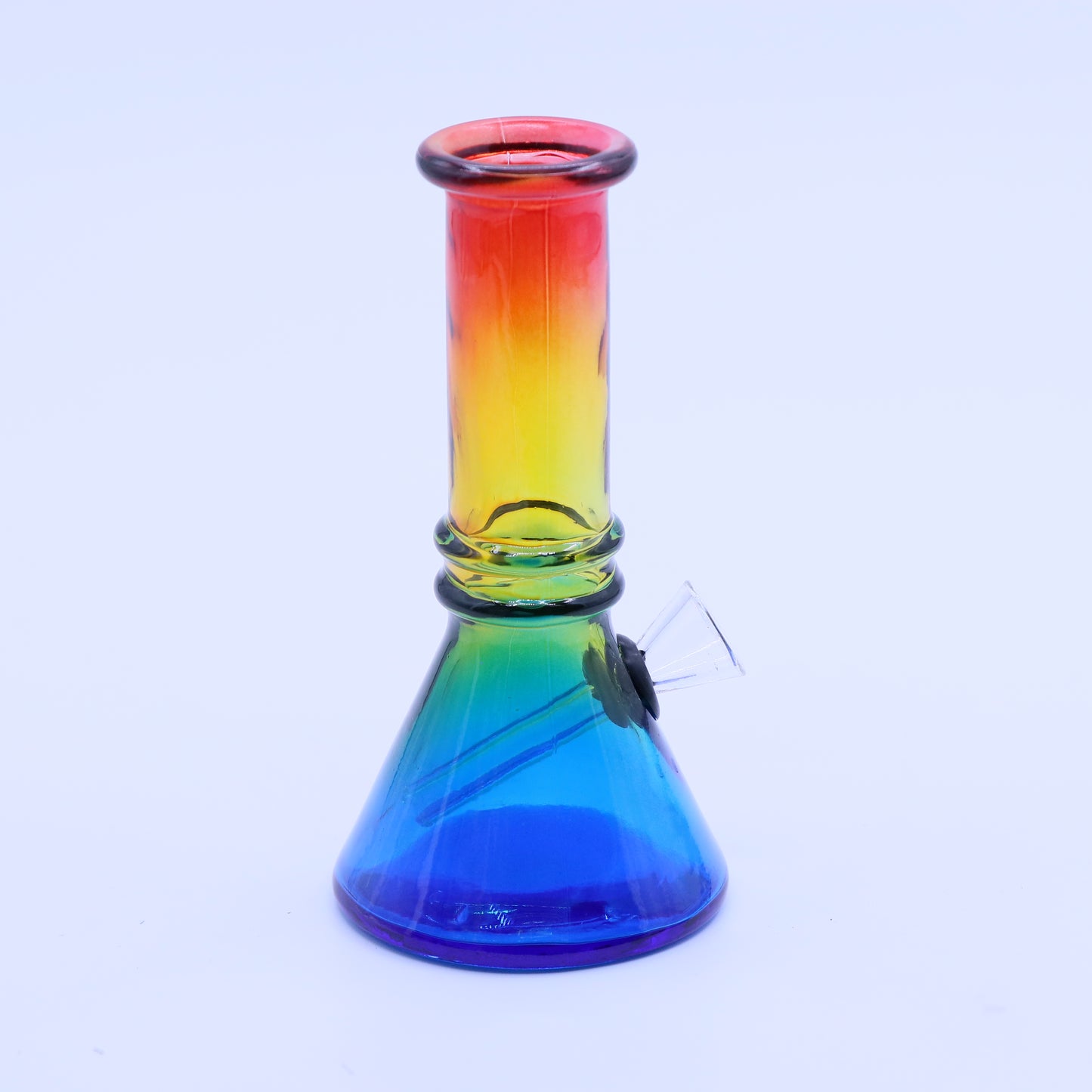 6" Funky Beaker Glass Waterpipe - Small