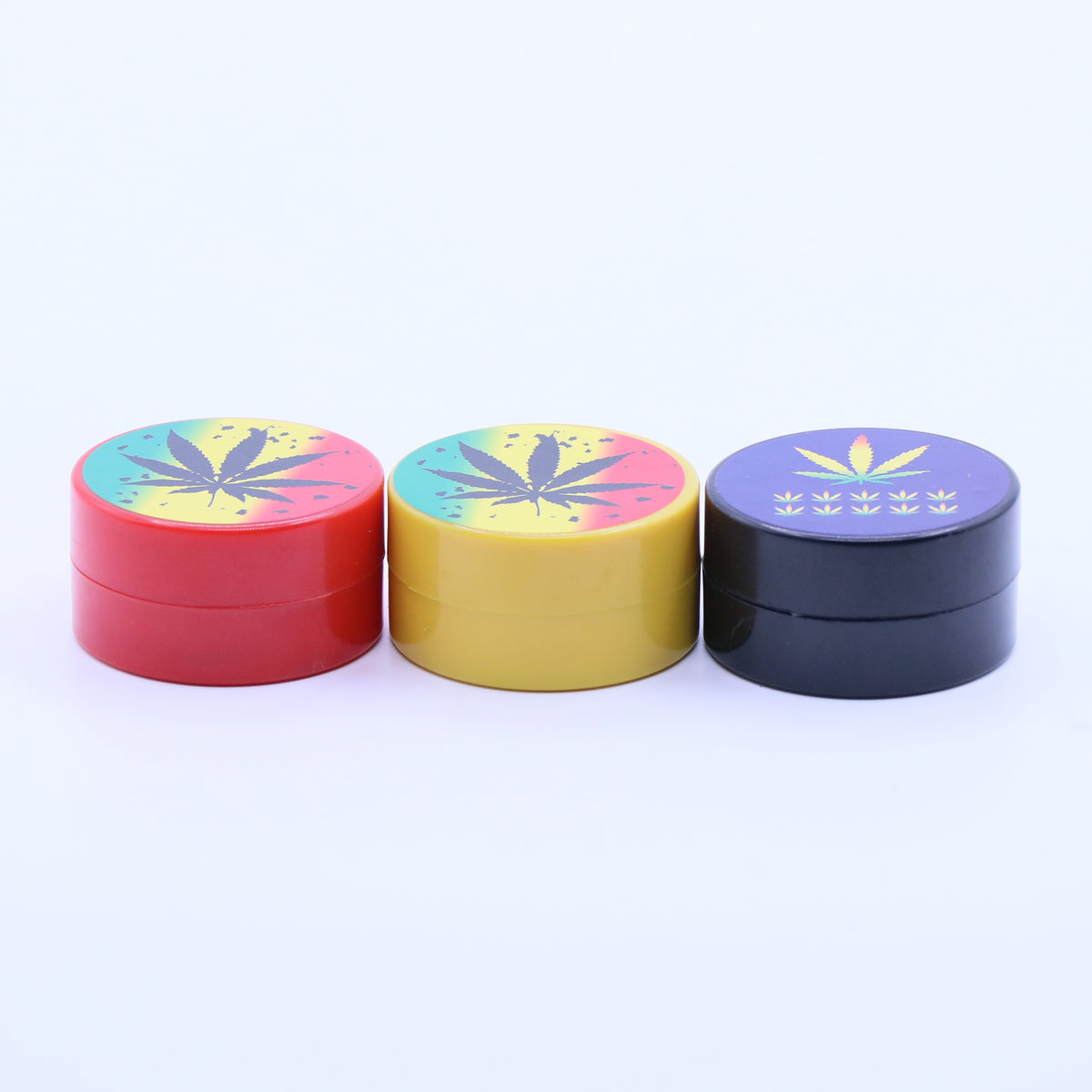 40mm Leaf 2-Part Metallic Grinder - Small