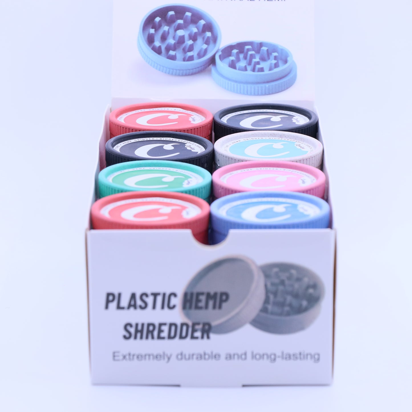 50mm Cookiez 2-Part Hemp Grinder - Medium