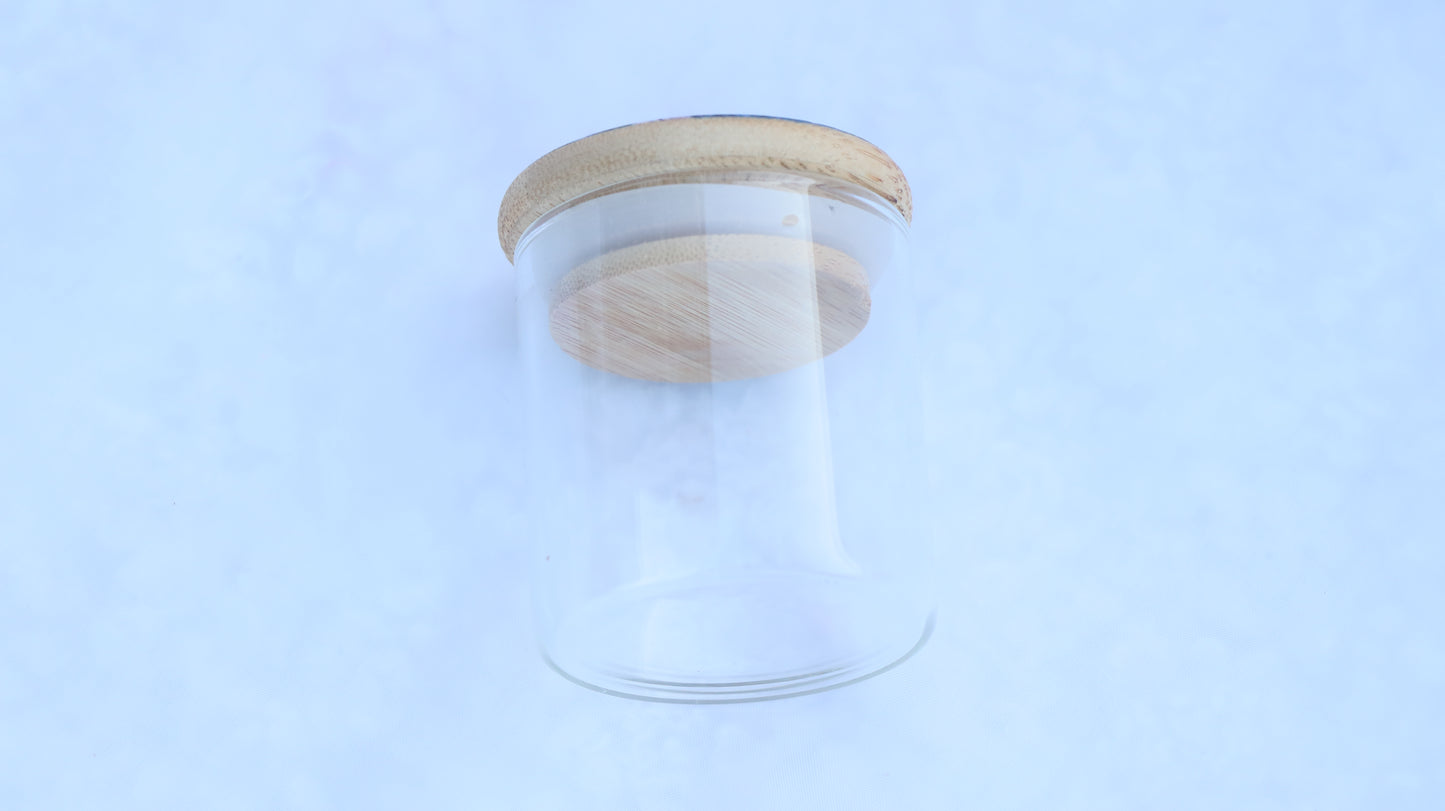 Backwoodz Bamboo & Glass Stash Jar