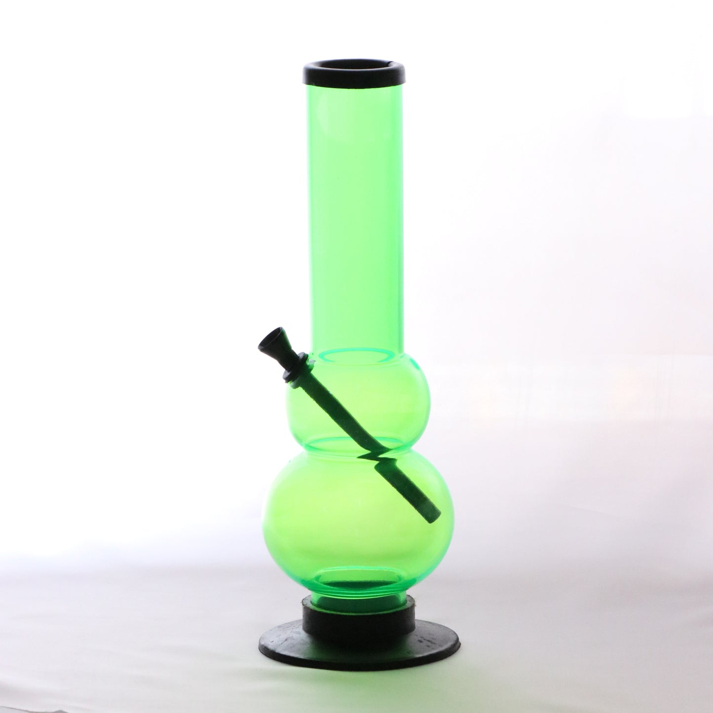 12" Twin Bubble Acrylic Bong - Fancy Puffs Smoke Shop