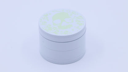 4-Piece Herb Grinder - 50mm Medium White glow