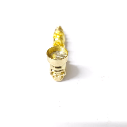 4" Skullz Metallic Pipe