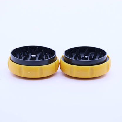 60mm Leaf 2-Part Acrylic Grinder - Large