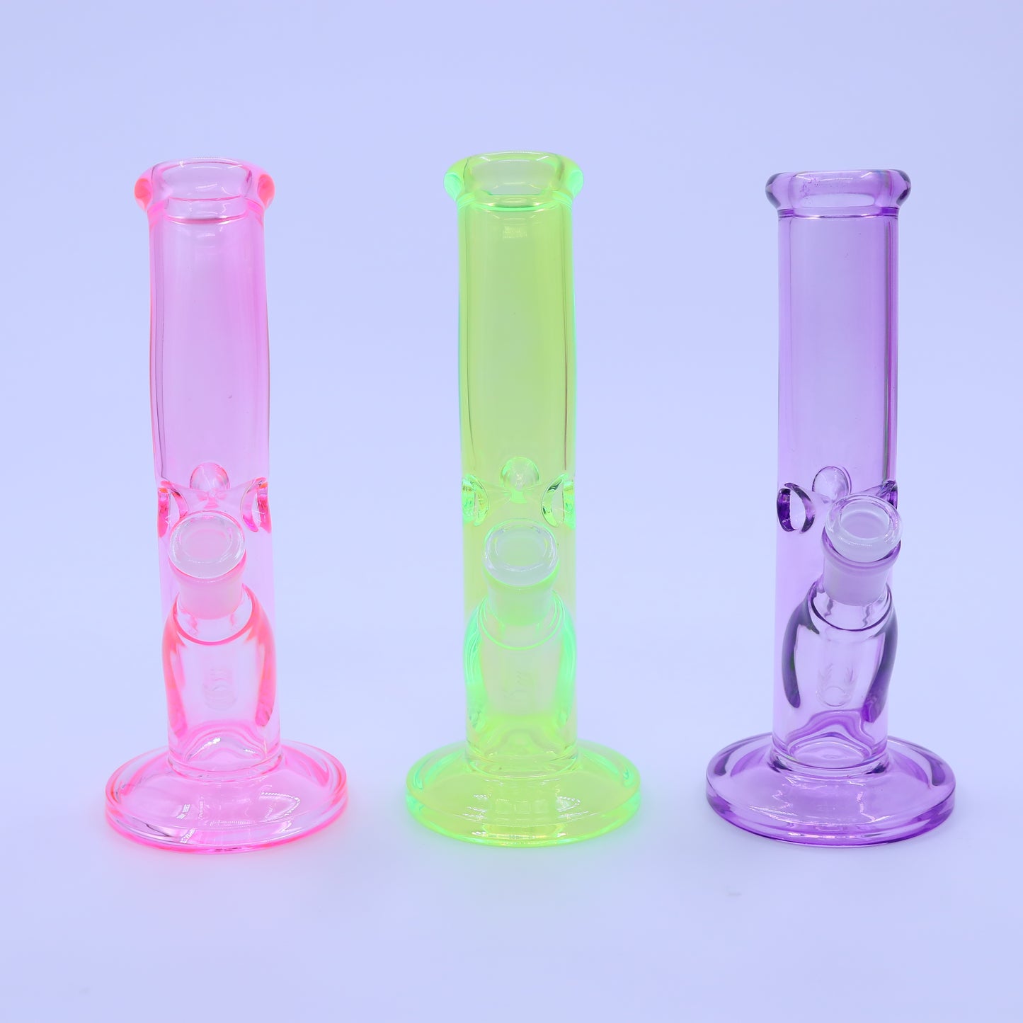 10" Funky Straight Bent Glass Waterpipe