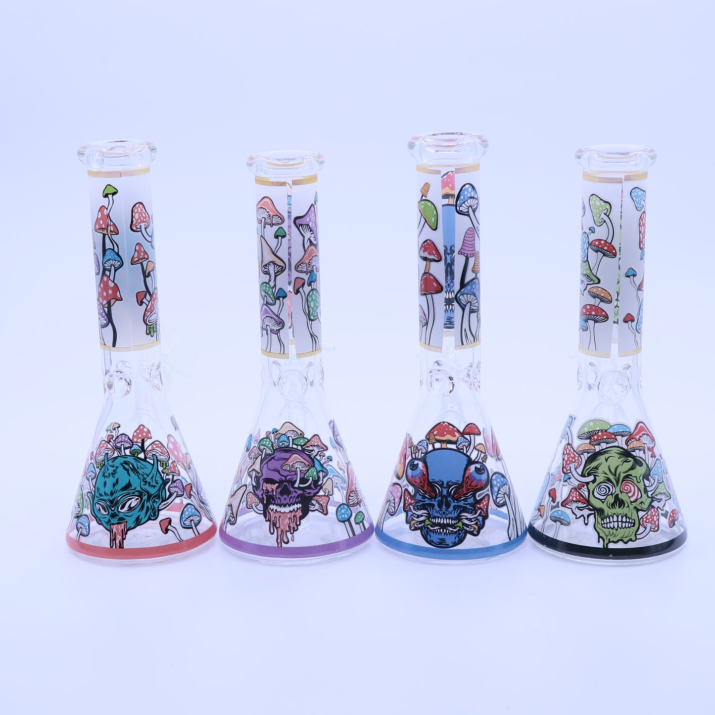 12" Shroomz Beaker Glass Bong