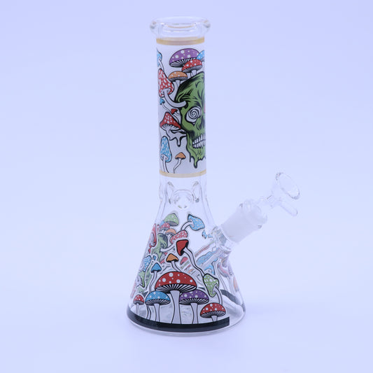 12" Shroomz Beaker Glass Bong