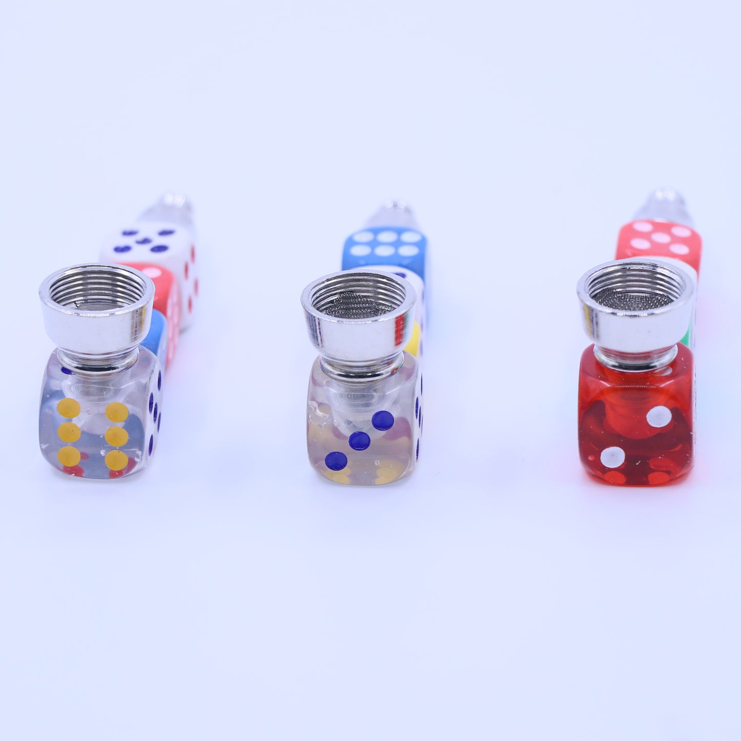 4" Dice Metallic Pipe