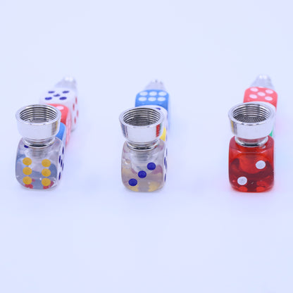 4" Dice Metallic Pipe