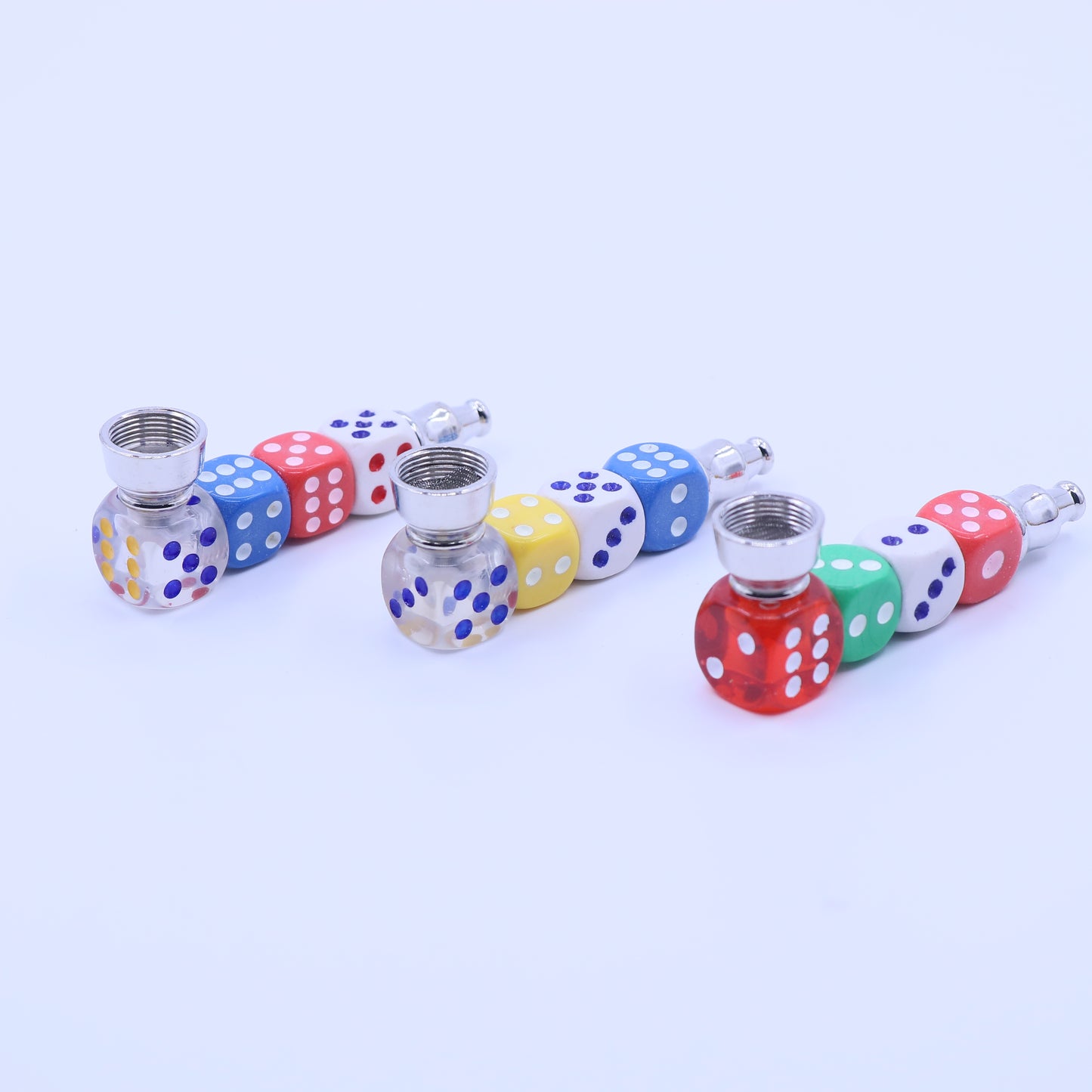 4" Dice Metallic Pipe