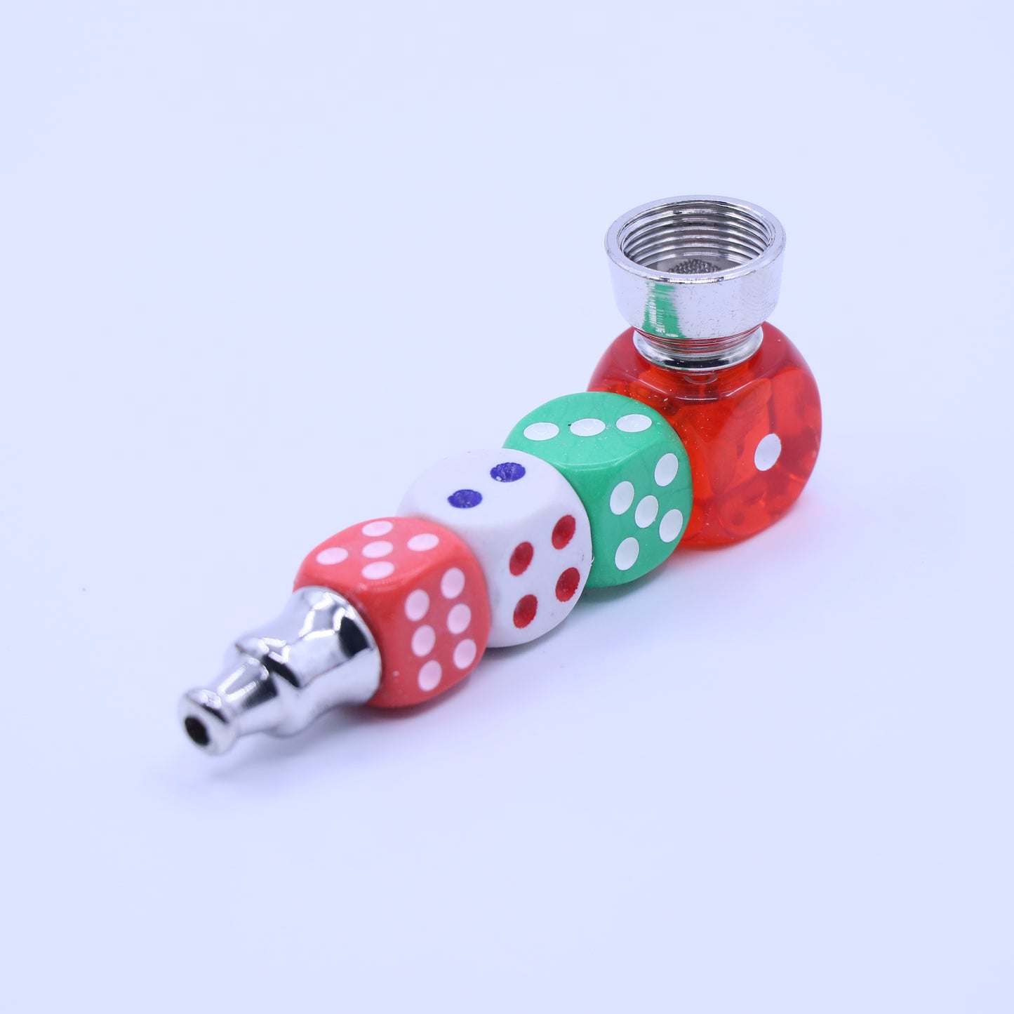 4" Dice Metallic Pipe