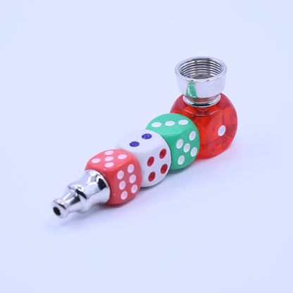 4" Dice Metallic Pipe