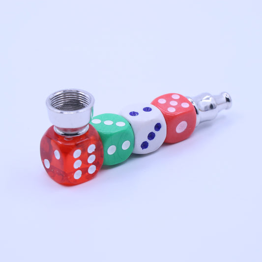 4" Dice Metallic Pipe