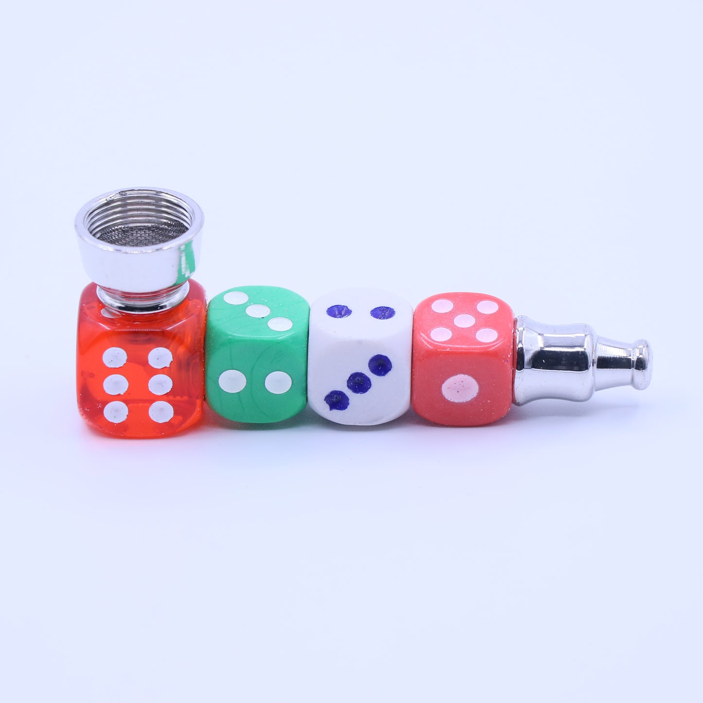 4" Dice Metallic Pipe