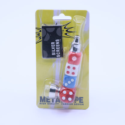 4" Dice Metallic Pipe