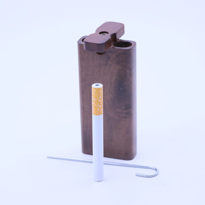 Fancy Wooden Dug Out & One-Hitter Kit