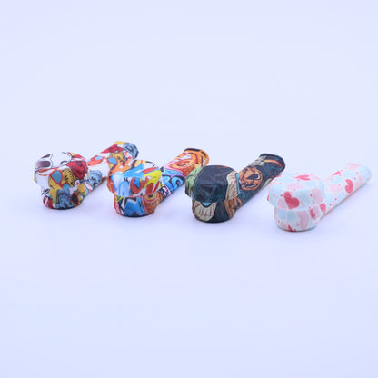 4" Fancy Round Silicone Pipe