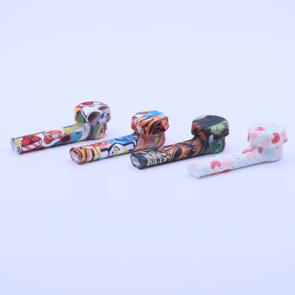 4" Fancy Round Silicone Pipe