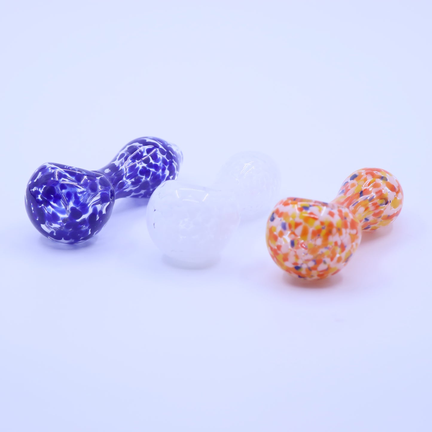 4" Colorblast Spoon Glass Pipe