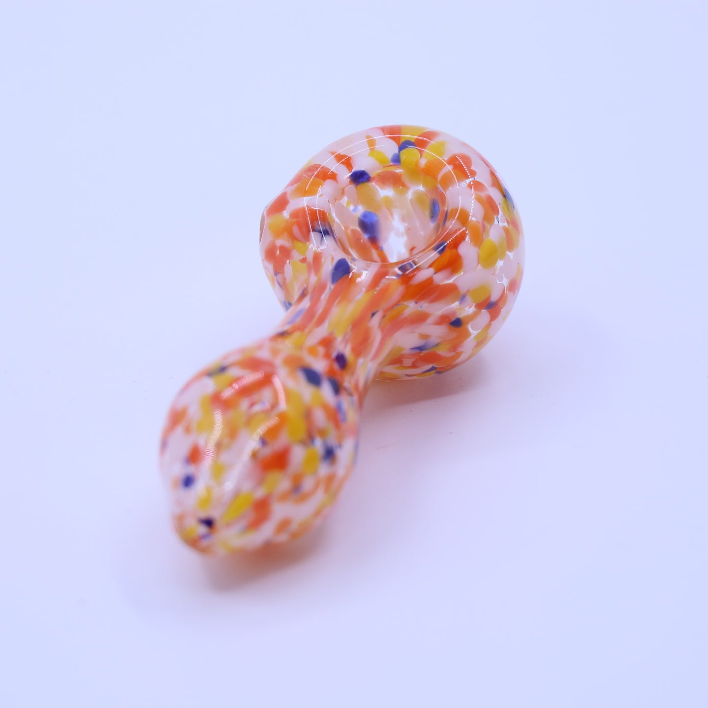 4" Colorblast Spoon Glass Pipe