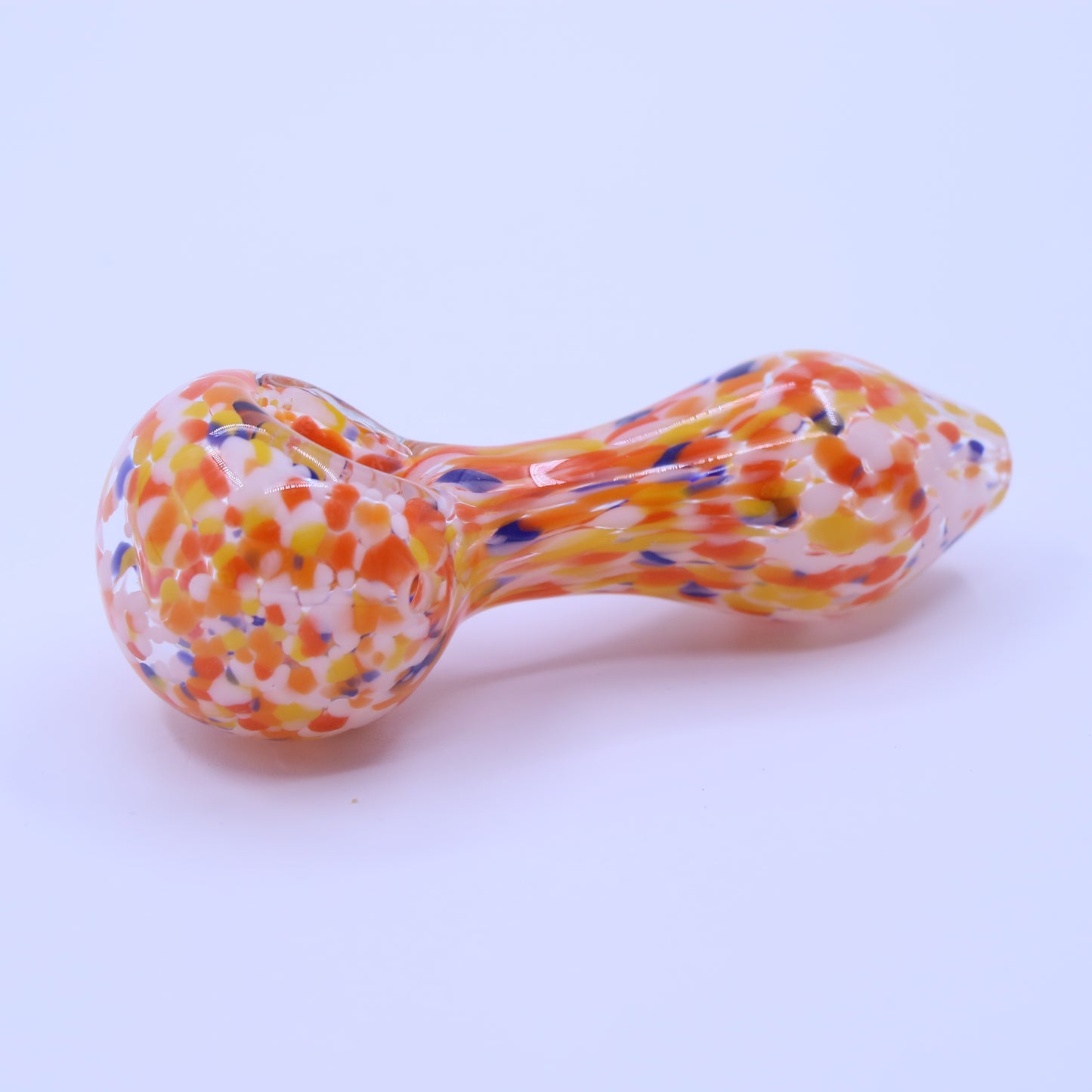 4" Colorblast Spoon Glass Pipe