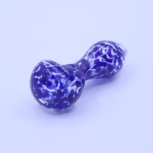 4" Colorblast Spoon Glass Pipe