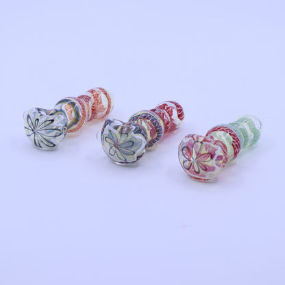 4" Flower Spoon Glass Pipe