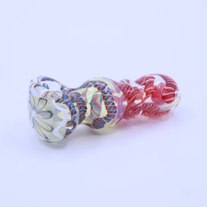 4" Flower Spoon Glass Pipe