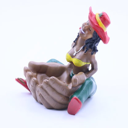 Big Hands Resin Ashtray