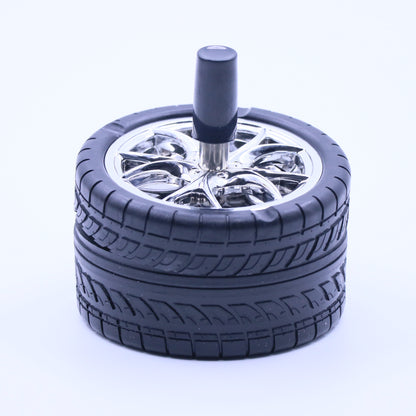 Wheel Metallic Ashtray