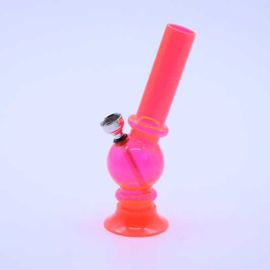 6" Neon Mini Acrylic Waterpipe - Small