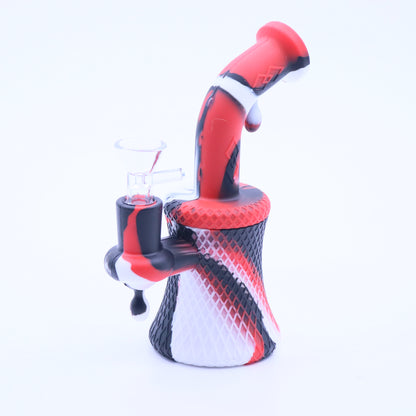 8" Drops Silicone Waterpipe