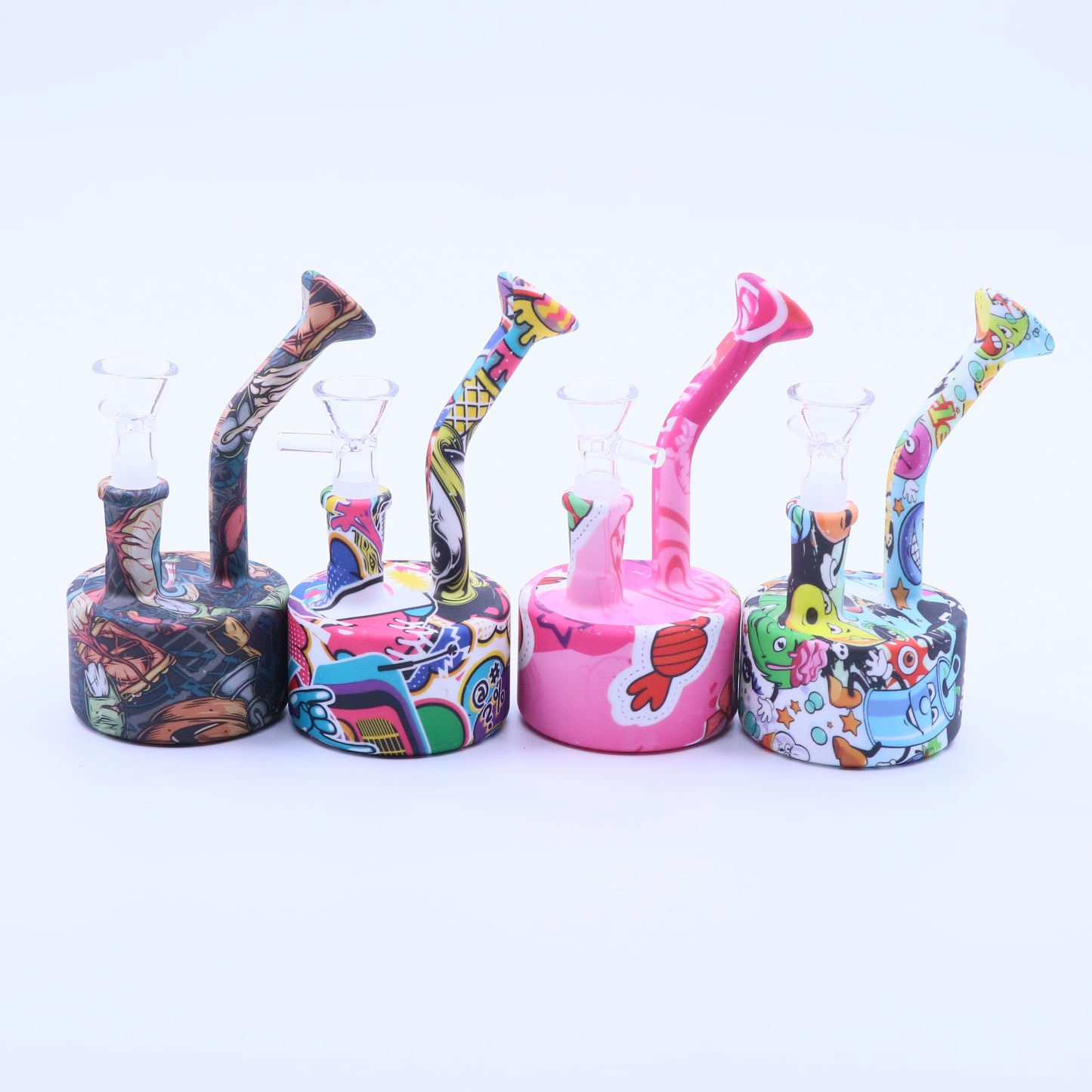 6" Mini- Chalice Silicone Waterpipe - Small