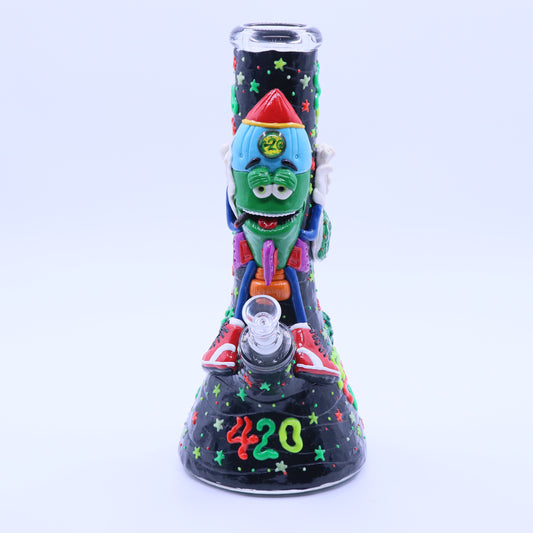 12" Heady Glass Waterpipe - 420