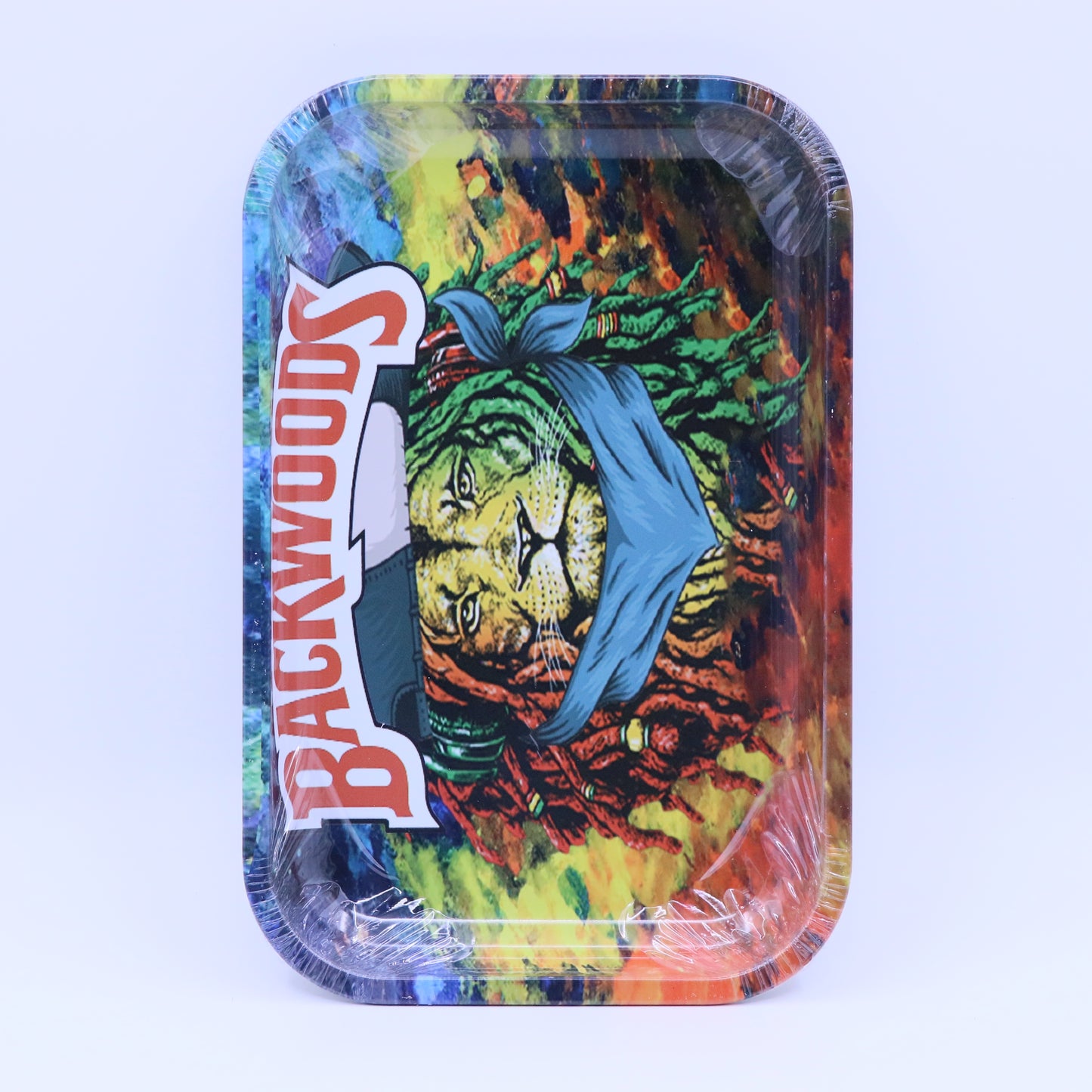 Bckwoods Lion Metallic Rolling Tray - Large