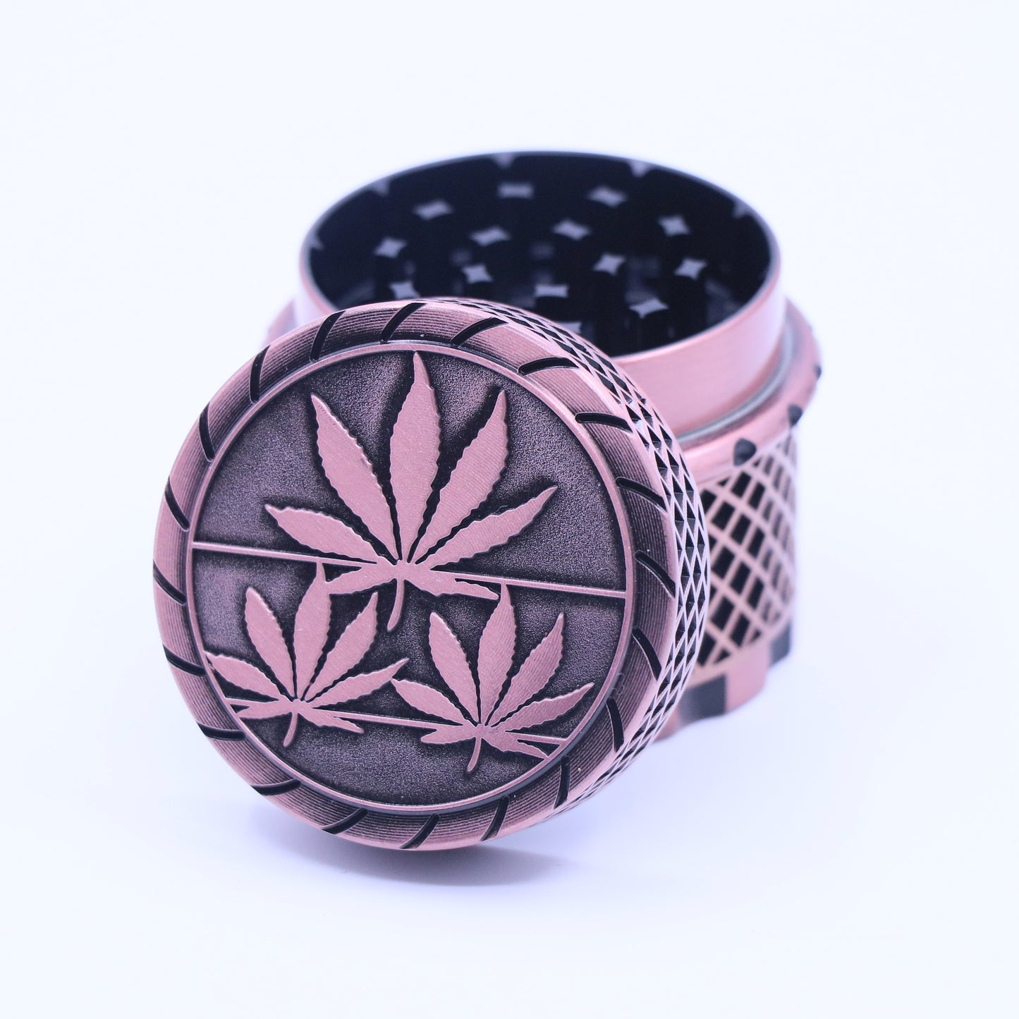 55mm Leaf All Magnetic 4-Part Metallic Grinder - Medium