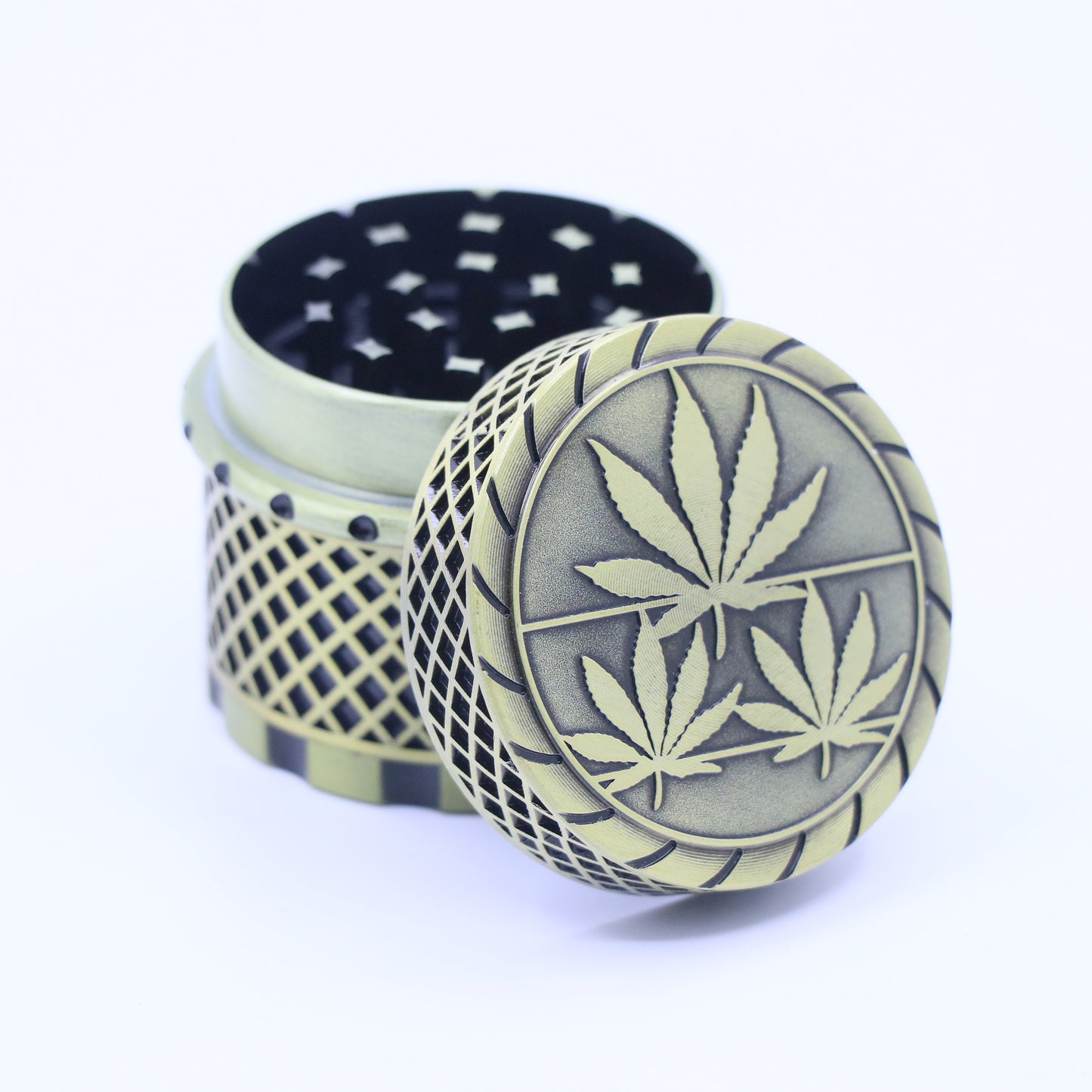 55mm Leaf All Magnetic 4-Part Metallic Grinder - Medium