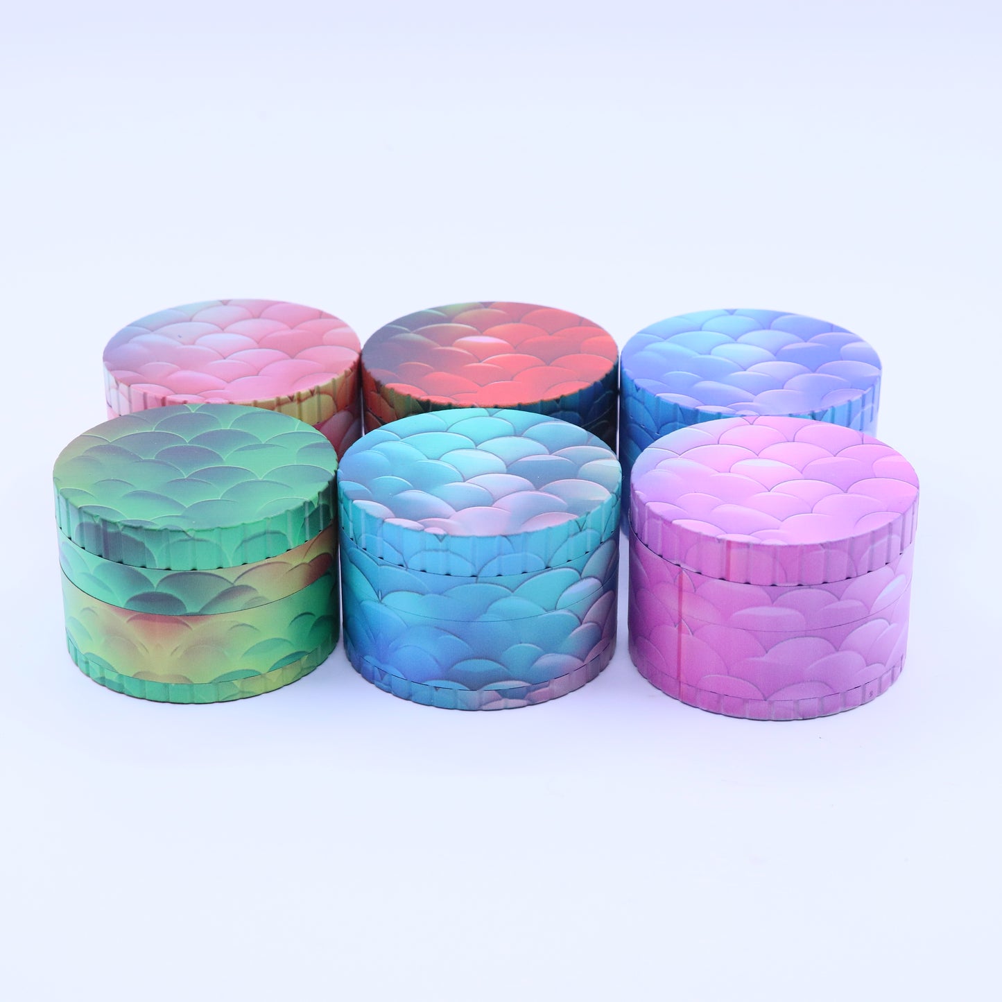 80mm Scaley 4-Part Acrylic Grinder - XLarge