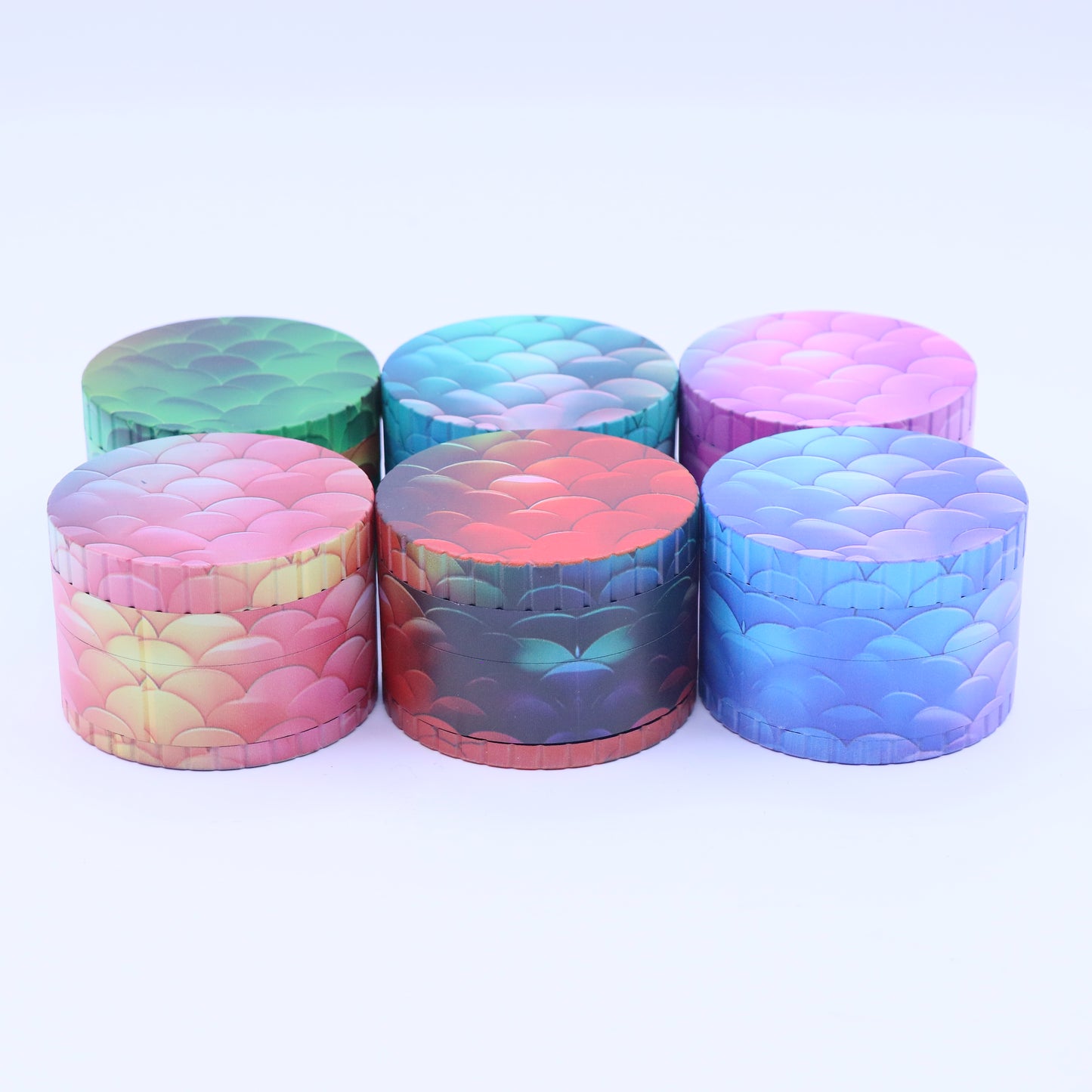 80mm Scaley 4-Part Acrylic Grinder - XLarge