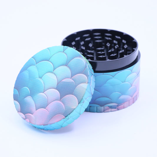 80mm Scaley 4-Part Acrylic Grinder - XLarge