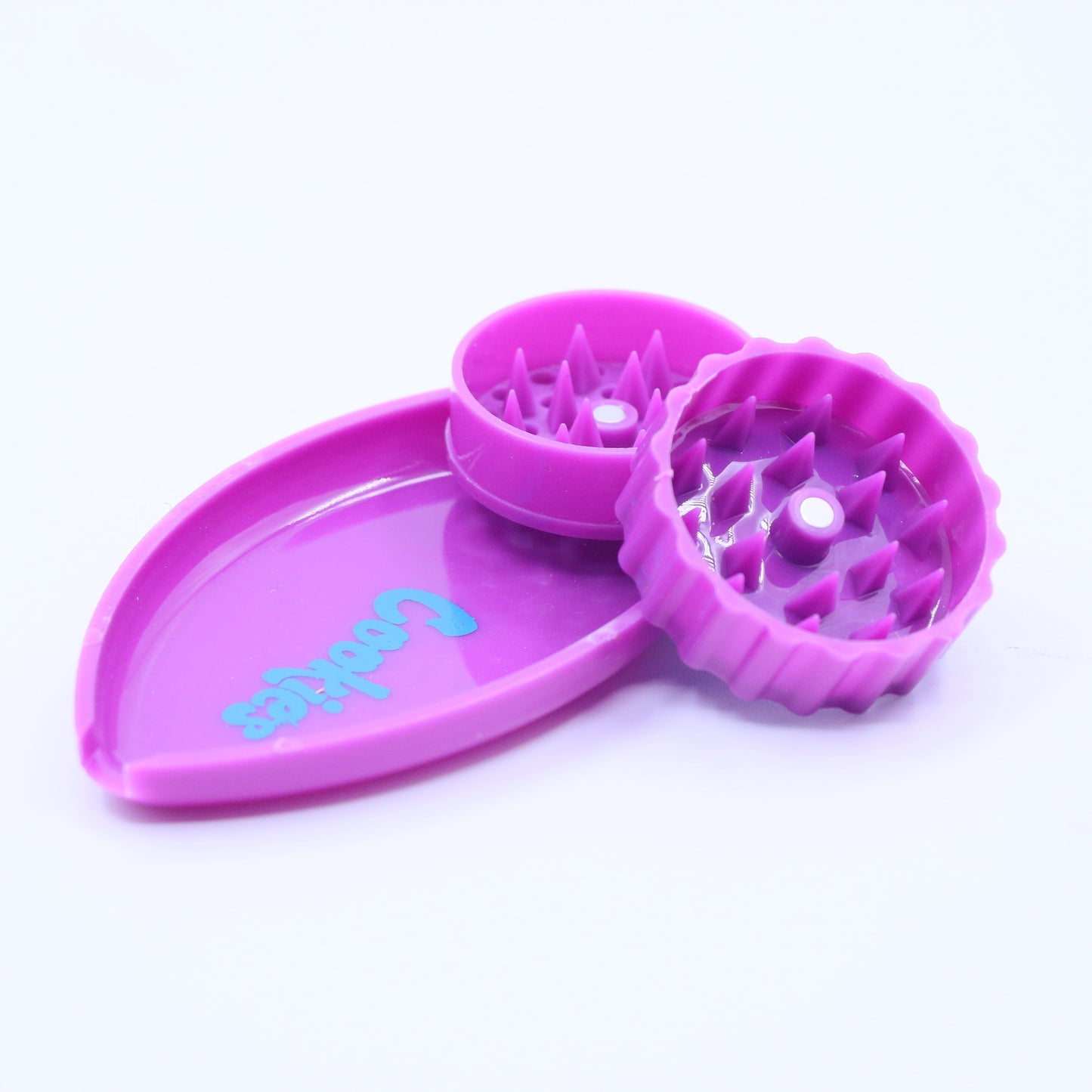 40mm Cookies 2-Part Plastic Grinder & Tray - Small
