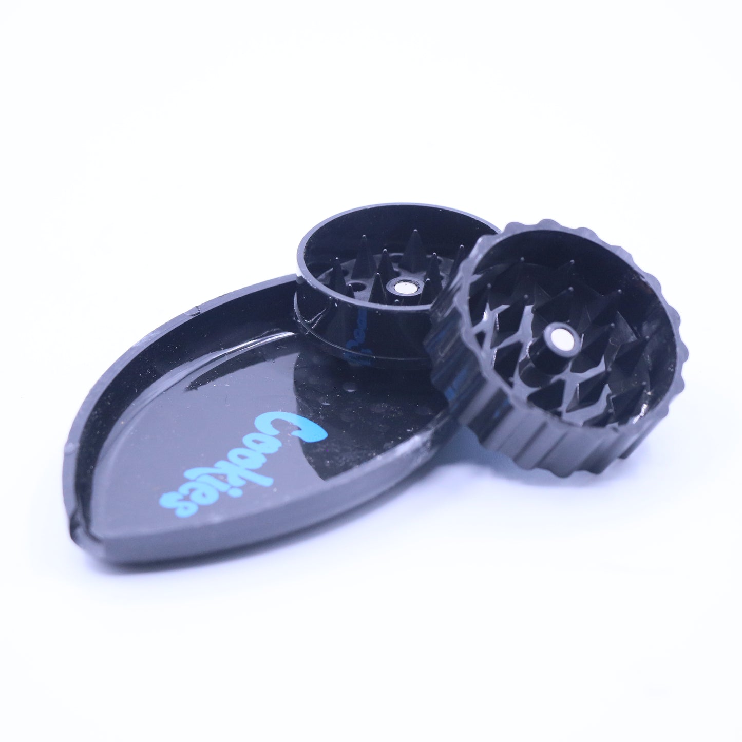 40mm Cookies 2-Part Plastic Grinder & Tray - Small