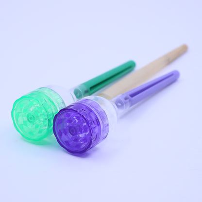 40mm Simple Neon Conefiller Acrylic Grinder - Small