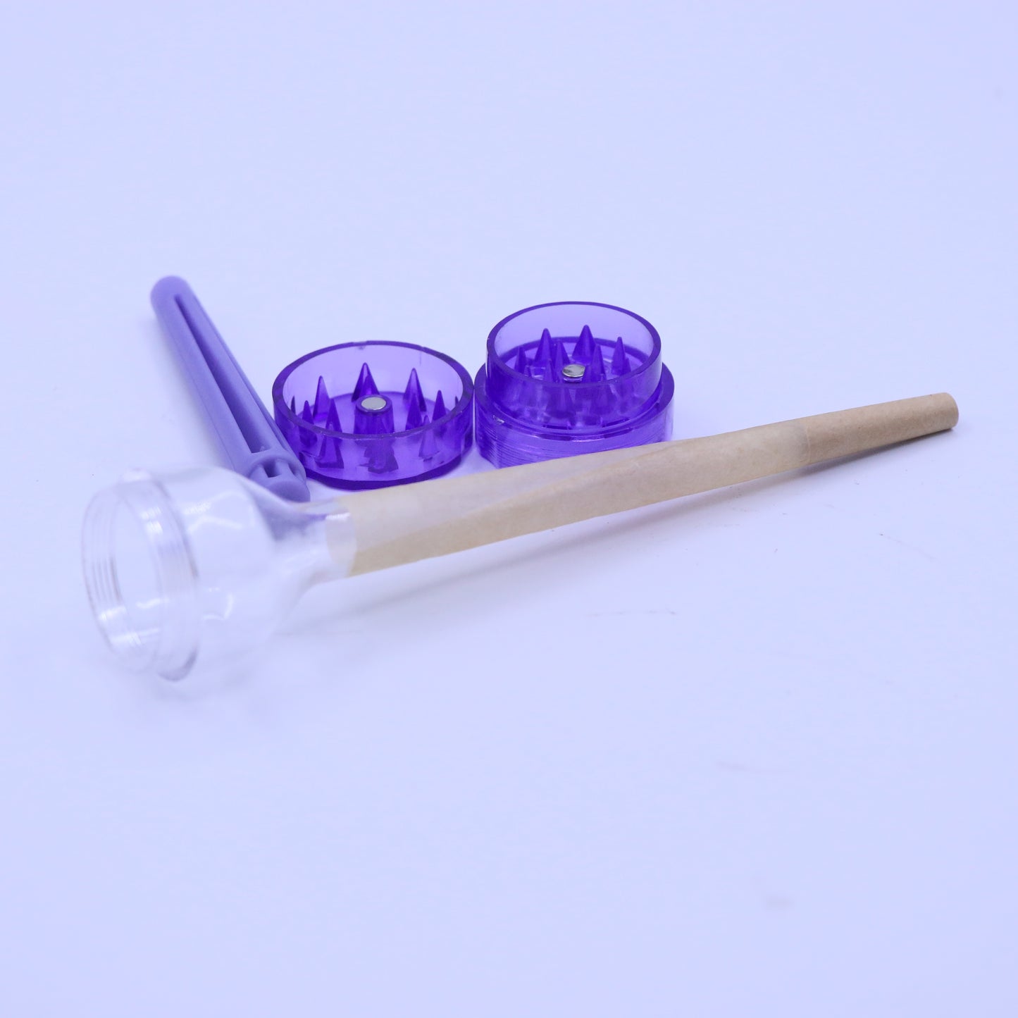 40mm Simple Neon Conefiller Acrylic Grinder - Small