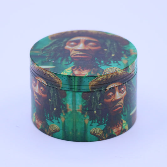 60mm Rasta 4-Part Metallic Grinder - Large